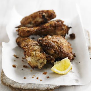 Lighter Southern Fried Chicken with Rosemary
