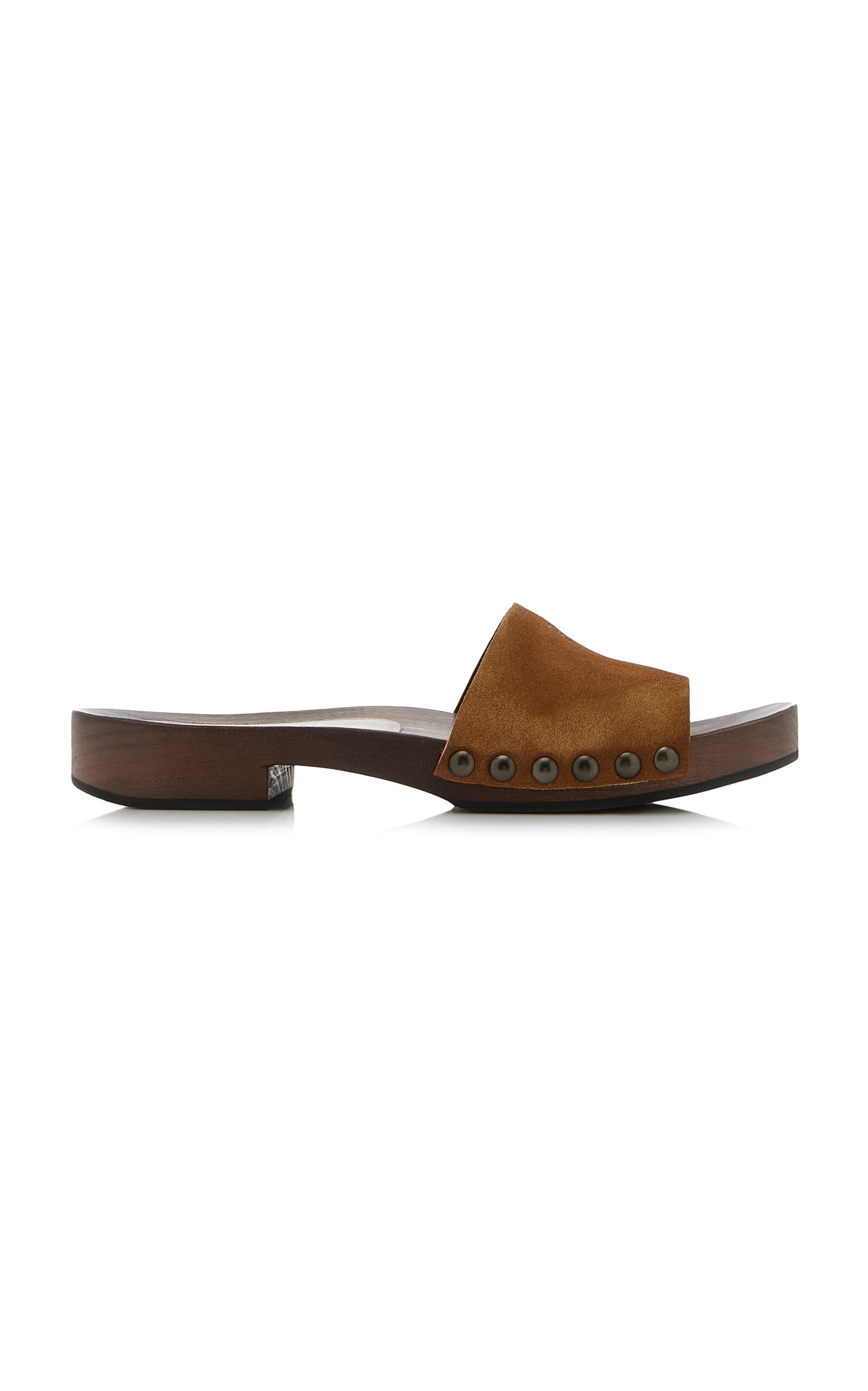 Suede Clogs