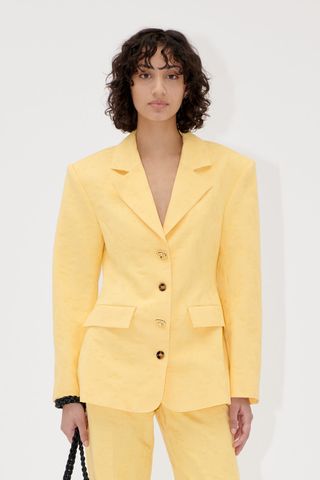 Fitted Tailored Jacket - Mimosa