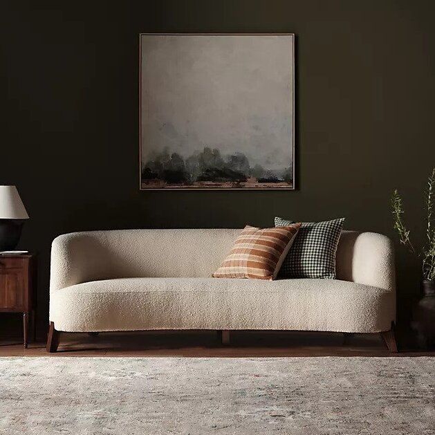 Amber Lewis for Anthropologie Bouclé Sofa