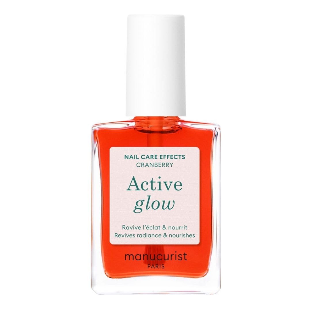 Manucurist, Manucurist Active Glow Cranberry All-In-One Perfecter Nail Polish 