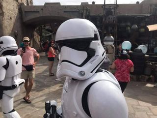 Be on the alert as the First Order dispatched a band of storm troopers to roam Batuu in search of those loyal to the resistance.
