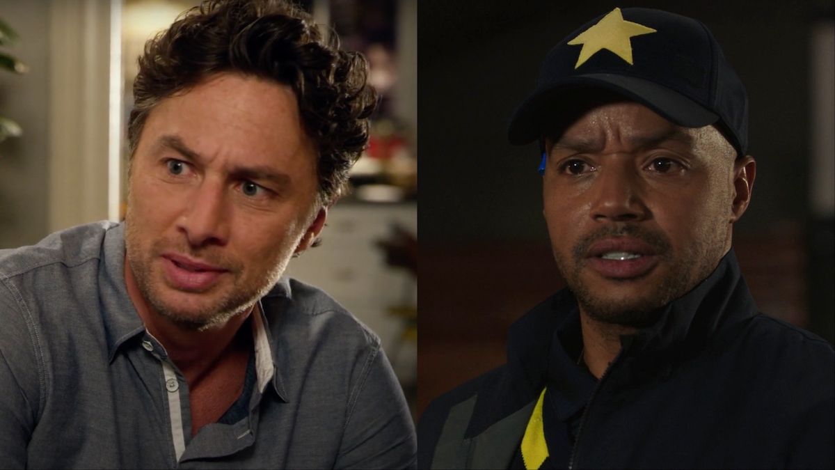 Turns Out Legends Of Tomorrow Considered Zach Braff For A Major Role Opposite Donald Faison’s Booster Gold If Season 8 Happened