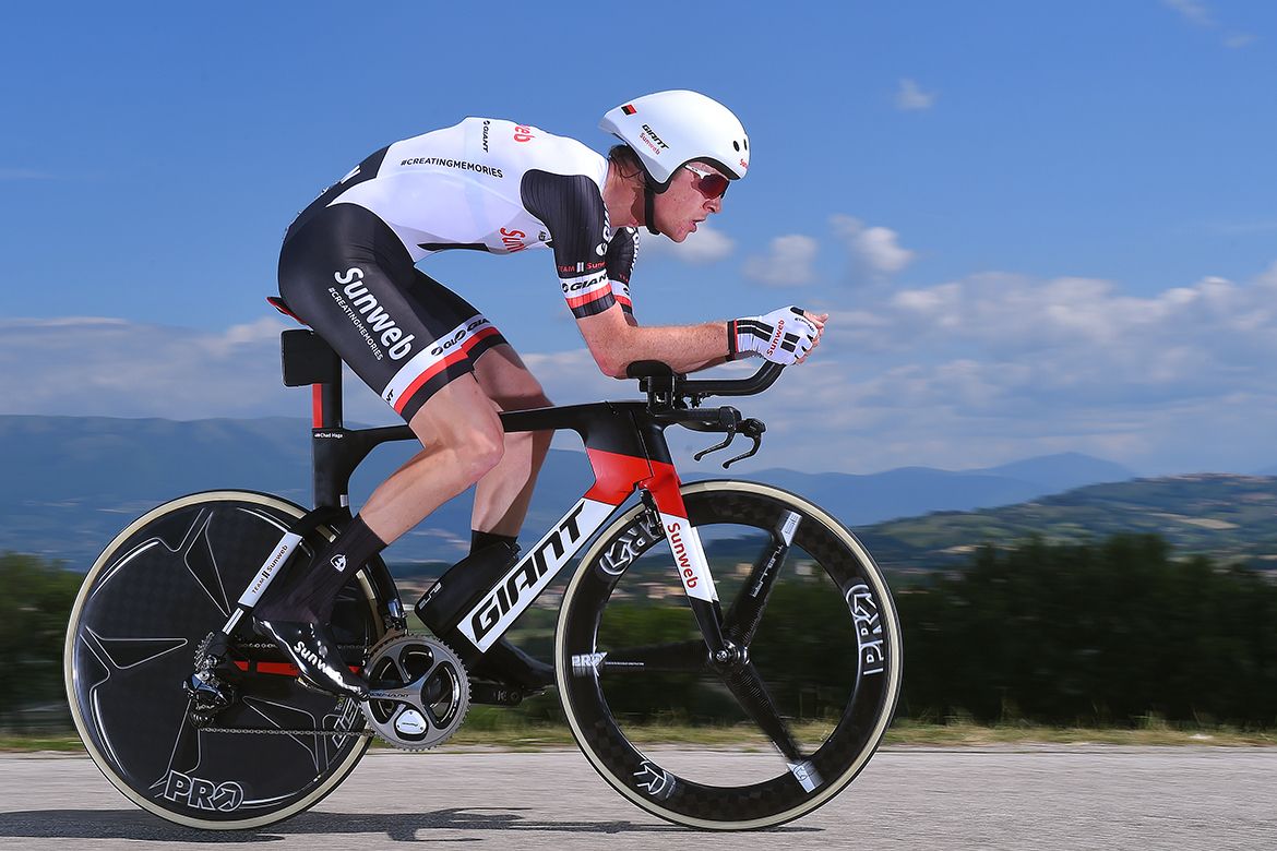 Chad Haga at the Giro d'Italia