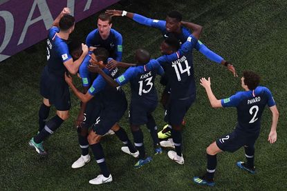France advances to finals of World Cup. 