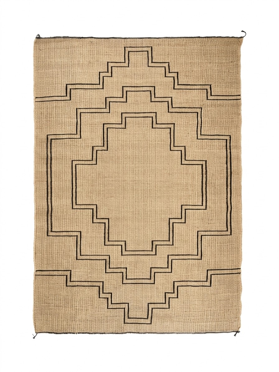 Heal's, Emene Rug Natural &amp;amp; Black - 140cm X 200cm