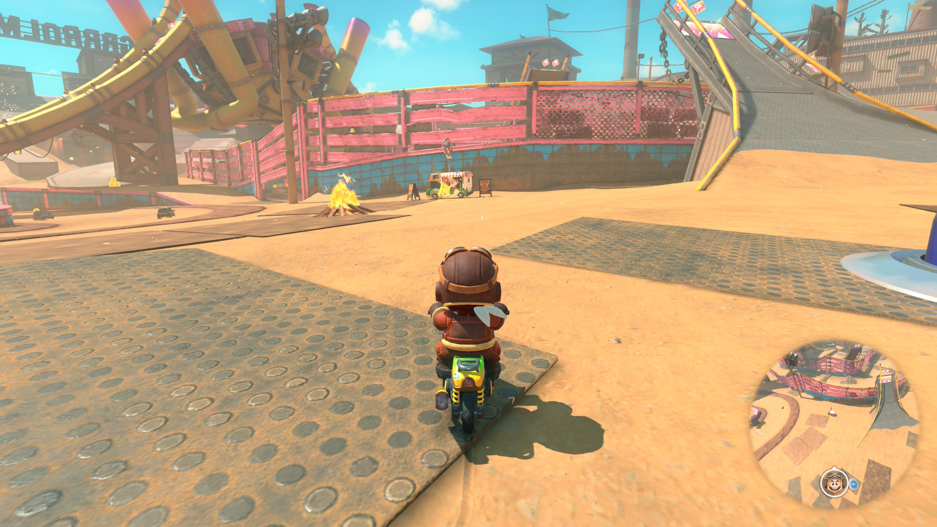 Mario Kart World Bone Curry location in free roam