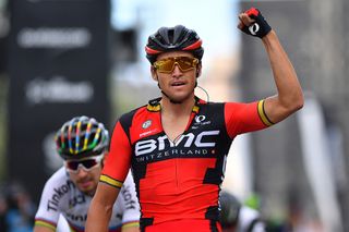 Greg Van Avermaet (BMC) enjoys his victory