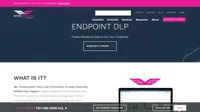 Website screenshot for Digital Guardian Endpoint DLP