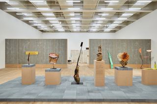 Installation view of ‘Franz West’ at Tate Modern