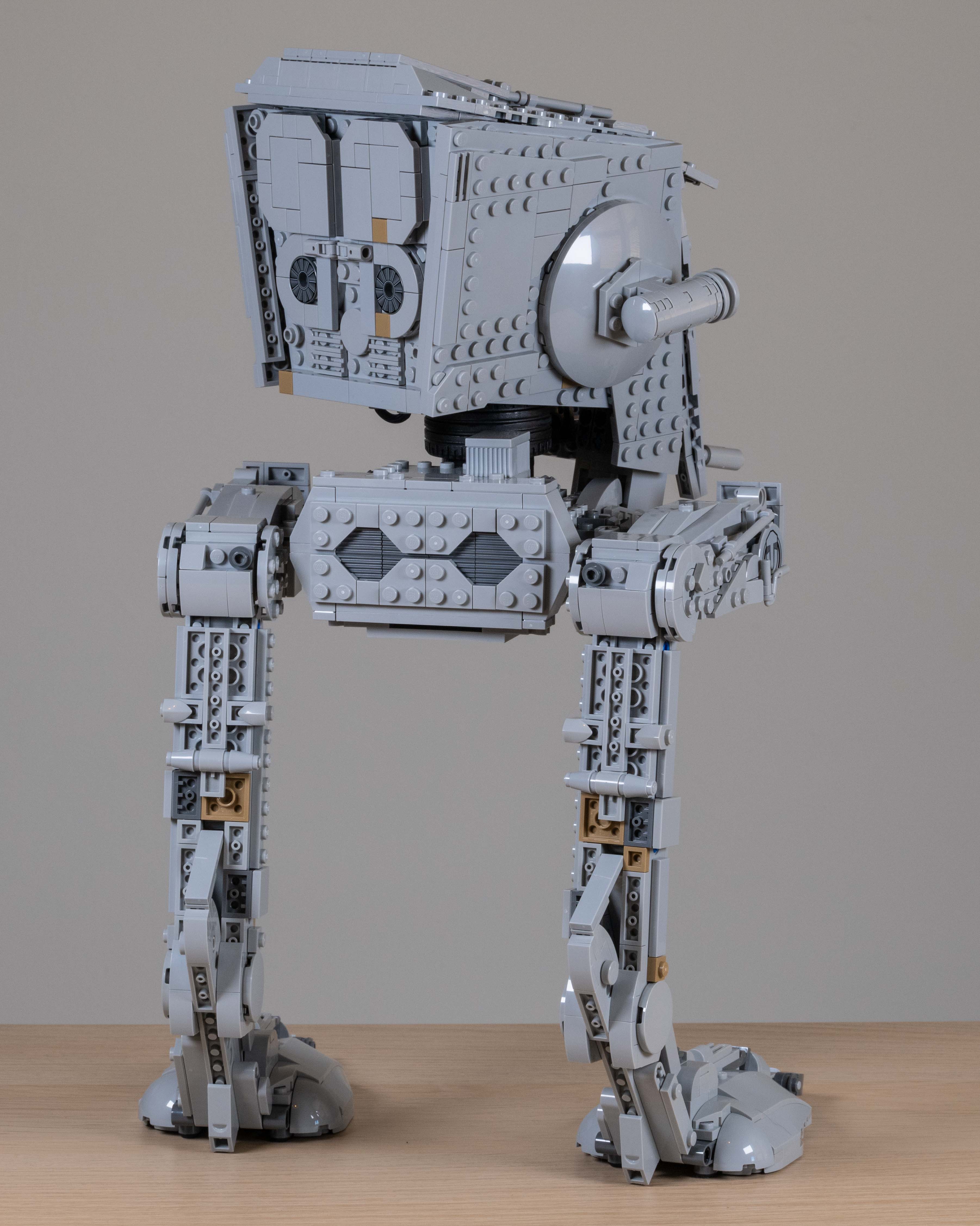 Lego Star Wars AT-ST Walker (75417) on a neutral background