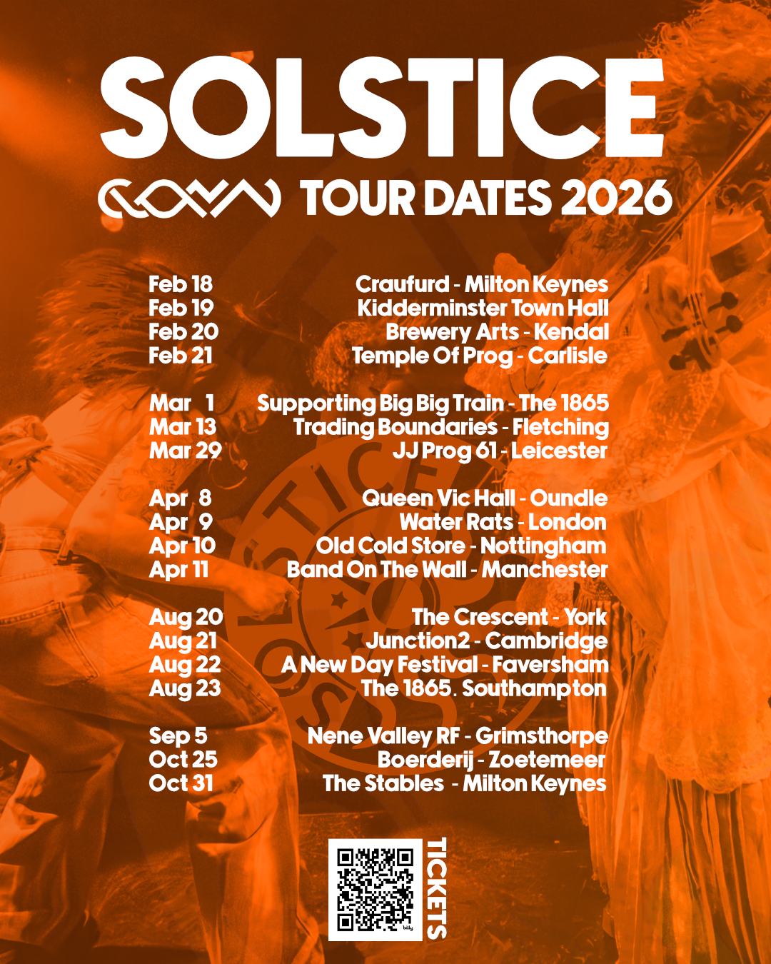 Solstice 2026 tour poster