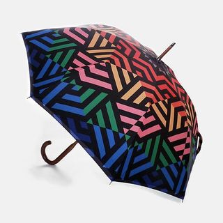 This premium-quality double-canopy umbrella by DavidDavid is sure to put a smile on the face of any graphic designer