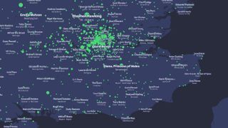 London section of People Map of the UK