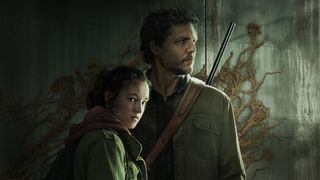 Pedro Pascal as Joel Miller and Bella Ramsey as Ellie during one of the best shows on Max, The Last of Us.