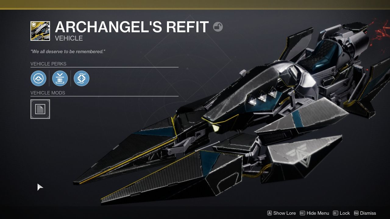 Destiny 2 Security Drones - exotic sparrow reward