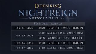 Elden Ring Nightreign beta dates