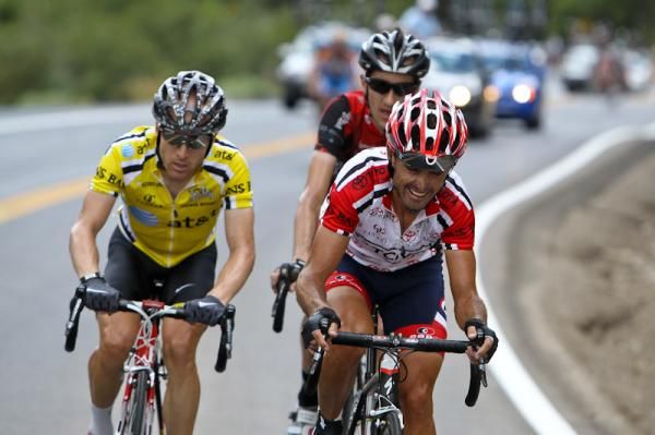 Francisco Mancebo (Canyon Bicycles) going as hard as he can at the front.