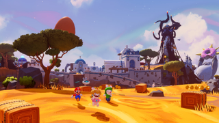 Nintendo meets Ubisoft in a chaotically fun mish-mash.