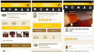 Untappd Beers and Breweries