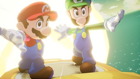 In-game screenshot from Mario &amp; Luigi: Brothership