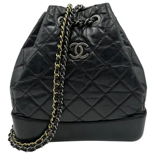 Gabrielle Chanel Backpack Black