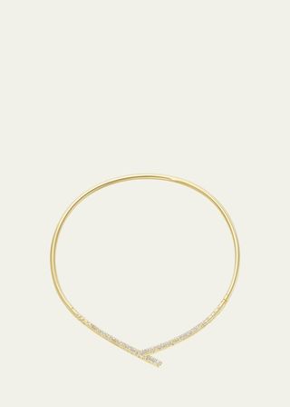 18k Yellow Gold Fairmined Oera Choker Necklace With Diamonds