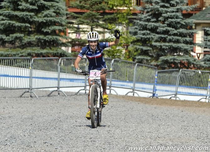 Margot Moschetti (Scott - La Clusaz) wins the U23 women's cross country World Cup in Windham, New York