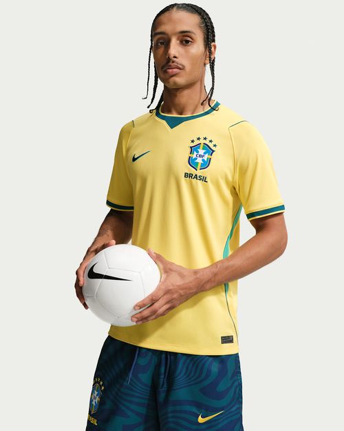 Brazil National Team 2026 Stadium Home Men's Nike Dri-Fit Soccer Jersey
