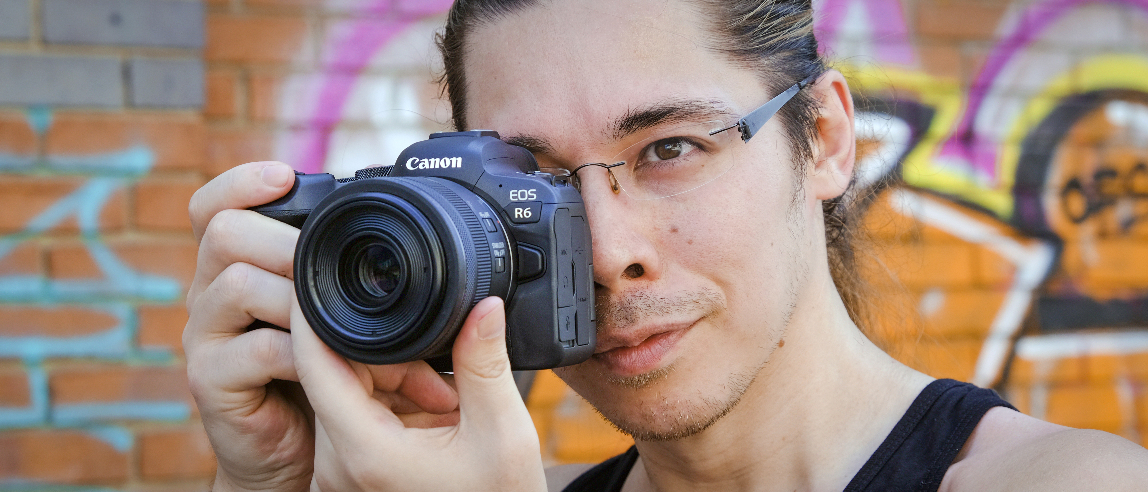 James Artaius using the Canon EOS R6 for street photography