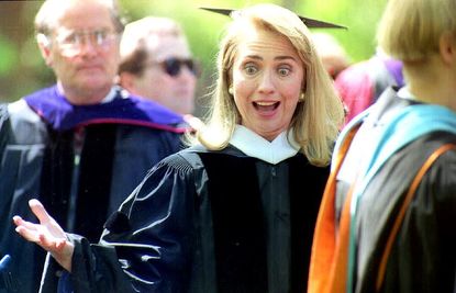 Watch Hillary Clinton give her 1969 college commencement speech.