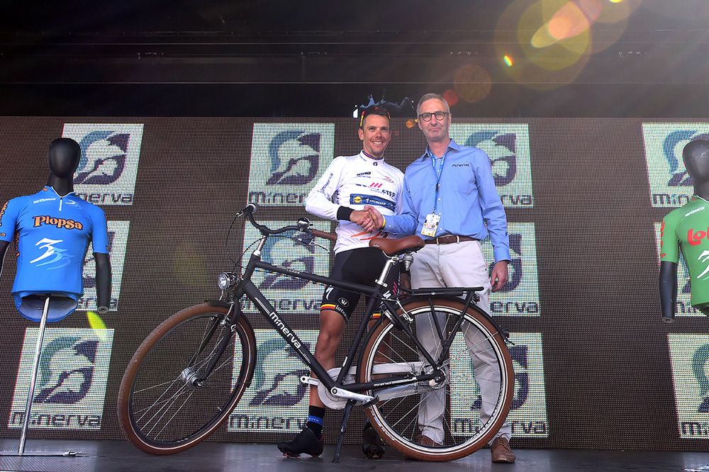 Philippe Gilbert won a bike for his efforts