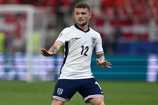 Kieran Trippier has been playing at left-back for England at Euro 2024.