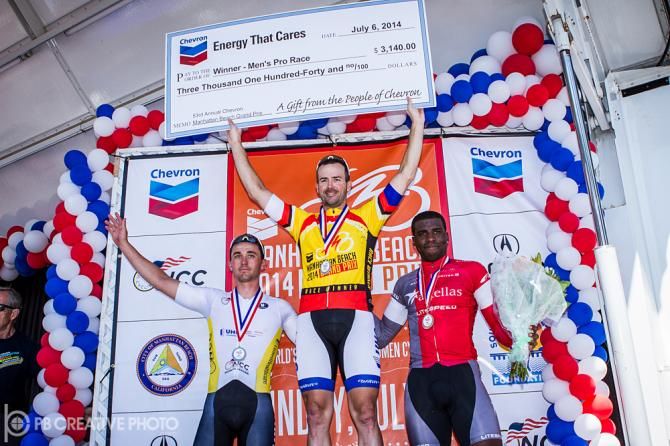 Ken Hanson (UnitedHealthcare) tops the men's podium