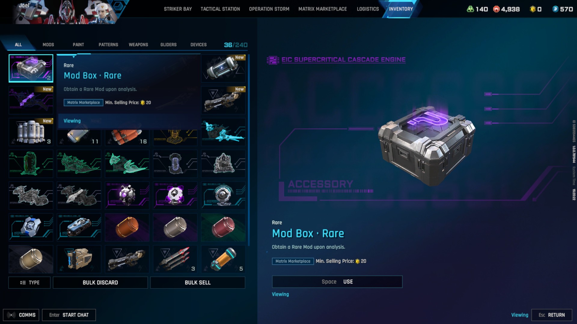 Mods in Mecha Break