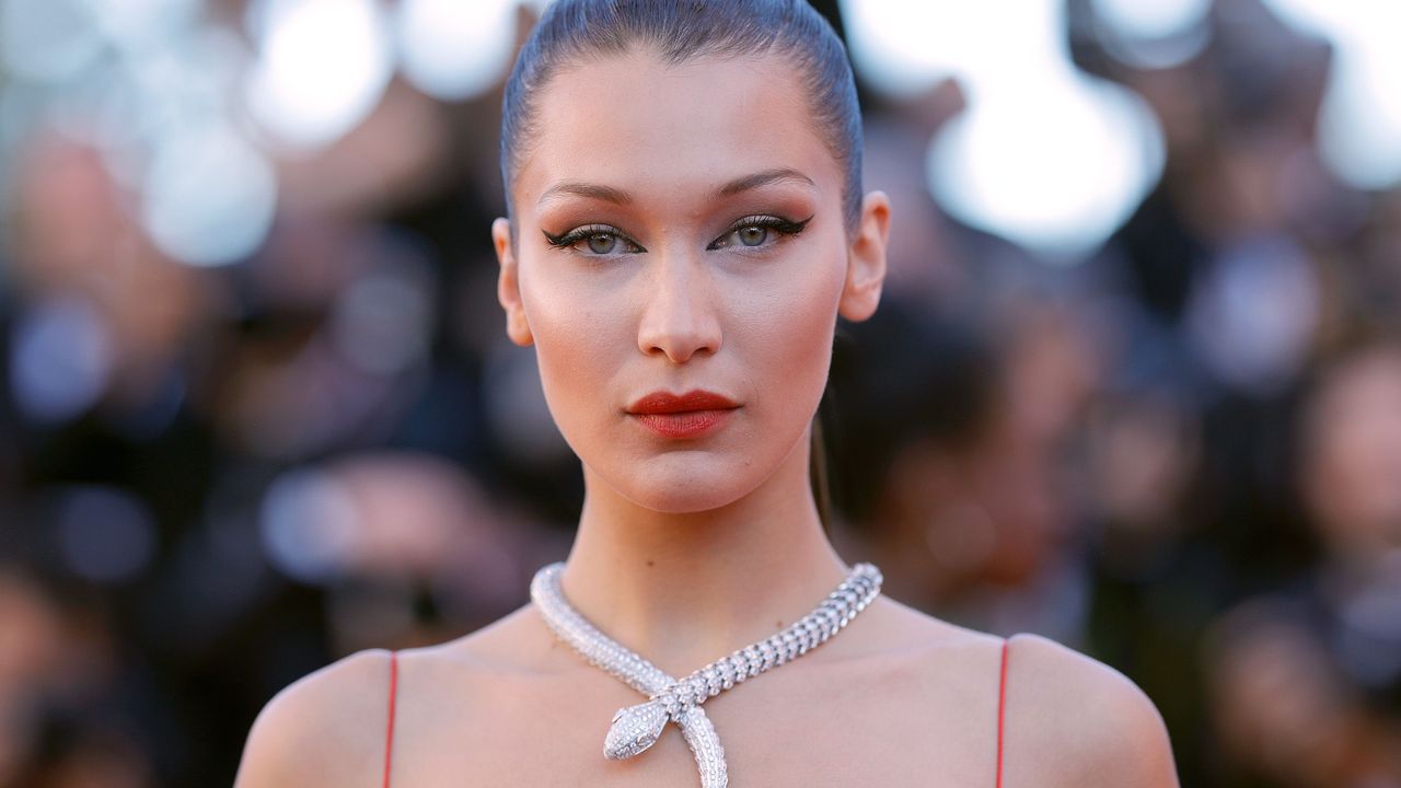 cannes, france may 19 bella hadid attends the okja screening during the 70th annual cannes film festival at palais des festivals on may 19, 2017 in cannes, france photo by andreas rentzgetty images