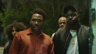 Donald Glover, Zazie Beetz, LaKeith Stanfield, and Brian Tyree Henry in Atlanta Season 3