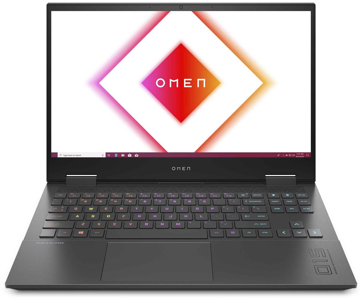 HP OMEN 15 open front