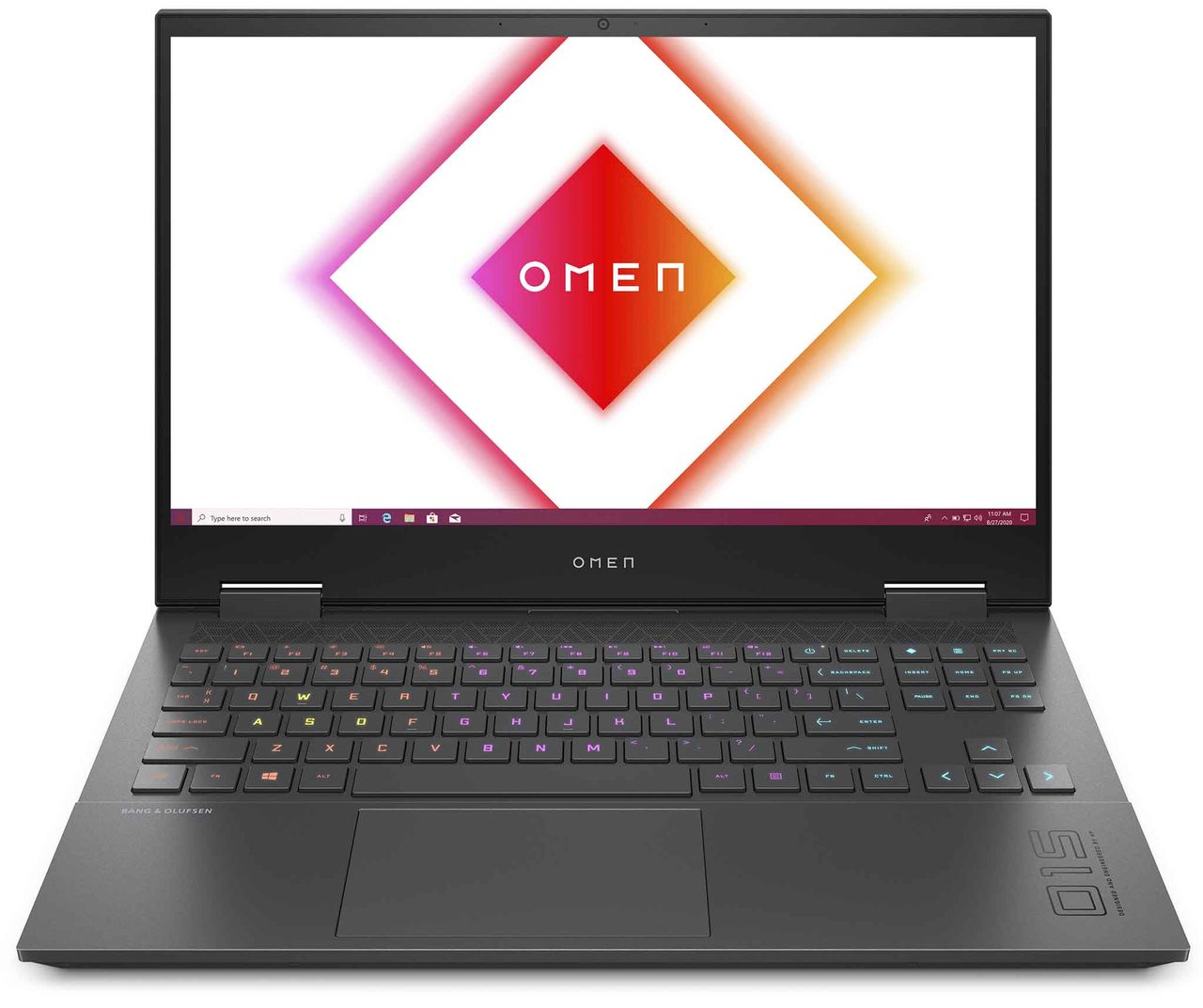 HP OMEN 15 open front