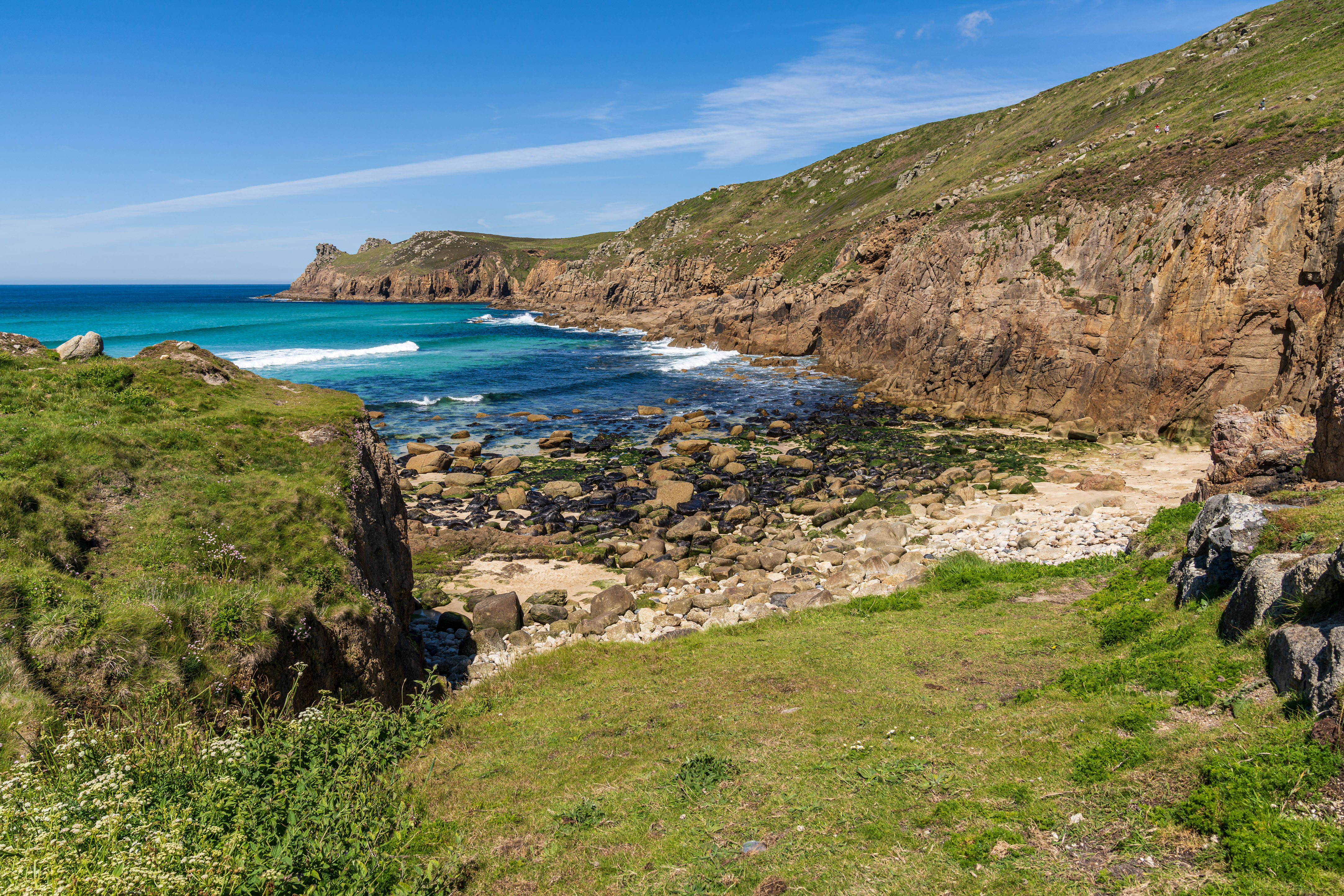 Nanjizal Beach, Cornwall, England, UK.