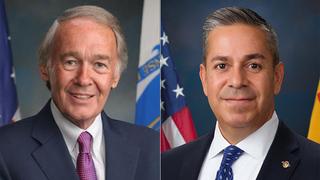 Sens. Ed Markey (D-Mass.) and Ben Ray Lujan (D-N.M.)