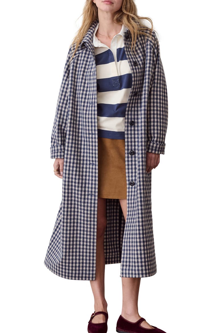 Hayes Gingham Trench Coat
