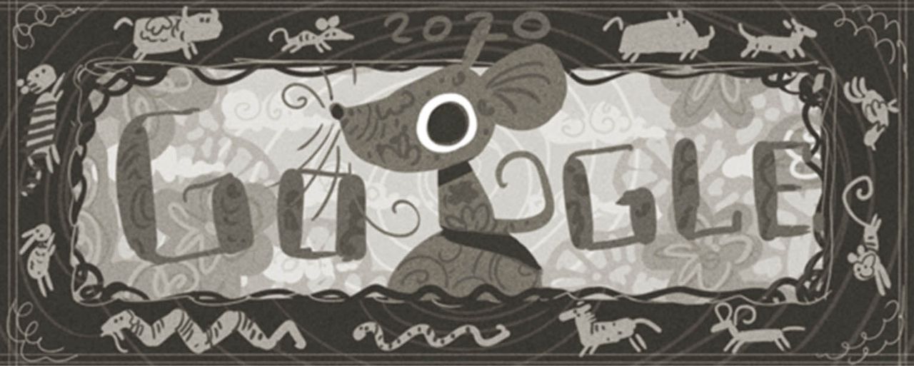 A look at Google's early designs for the 2020 Lunar New Year Google Doodle.