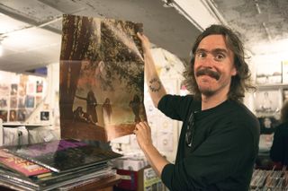 Åkerfeldt is obviously chuffed to have found a copy of Sabbath’s Master Of Reality with its poster intact