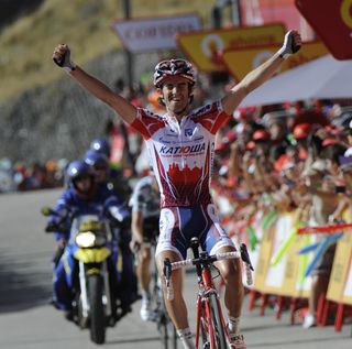 Daniel Moreno wins, Vuelta a Espana 2011, stage four
