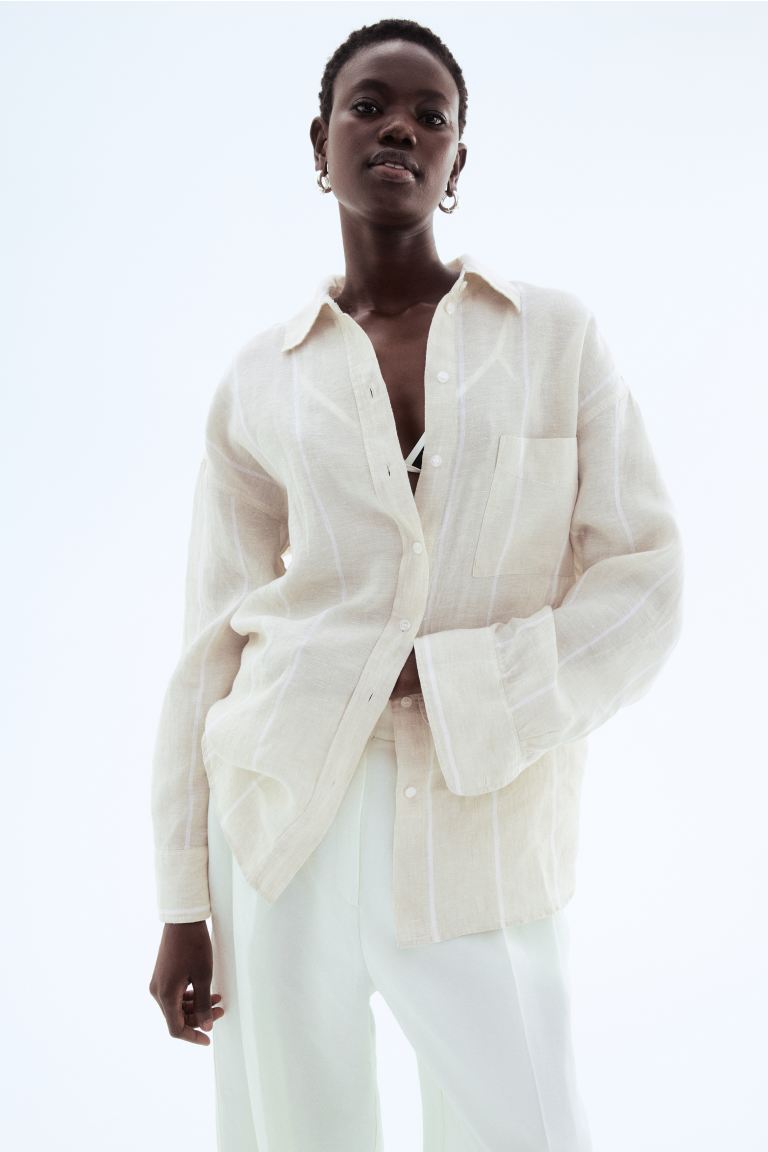 Oversized Linen Shirt