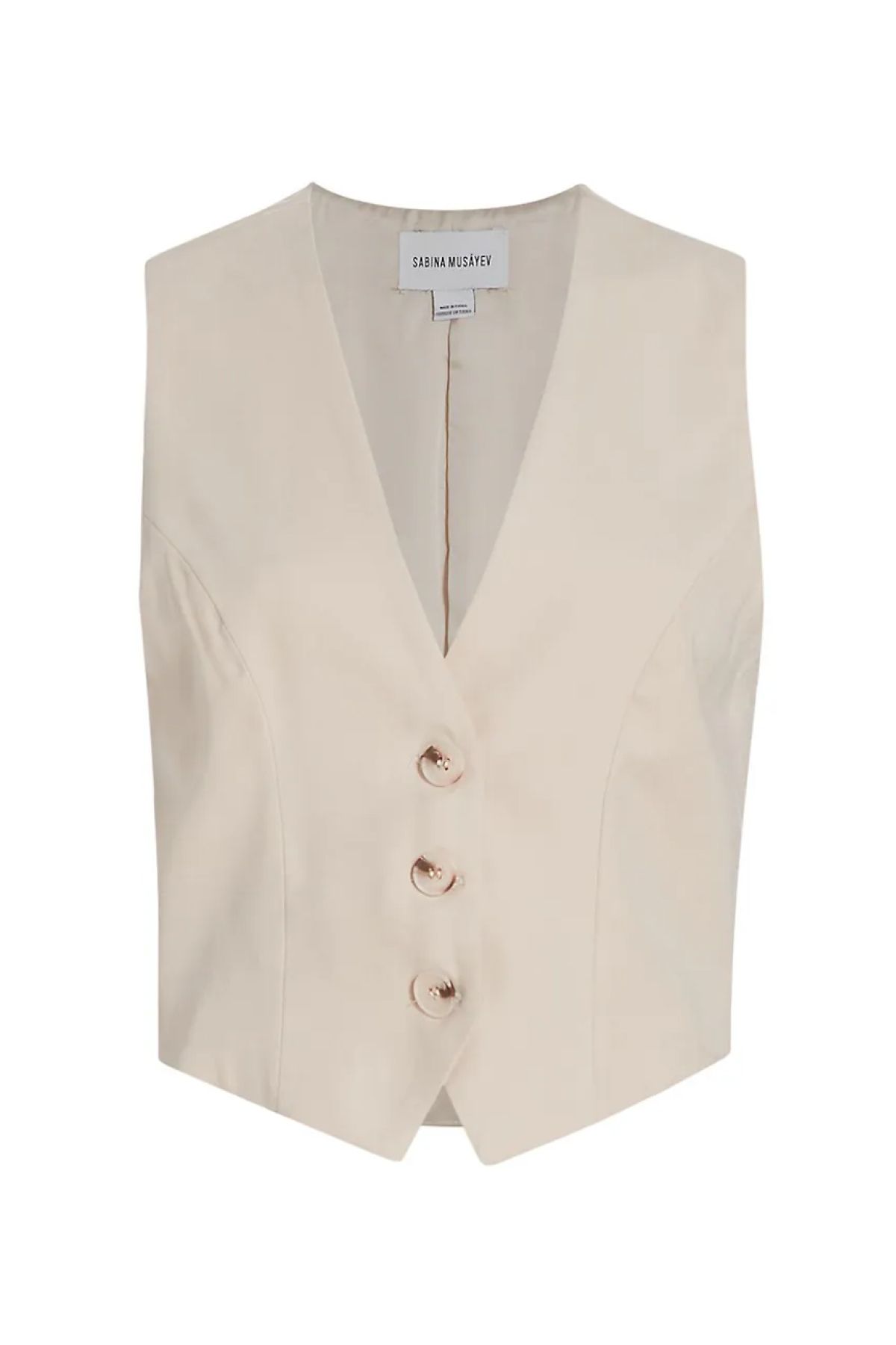 SABINA MUSÁYEV Douglas Cropped Vest Top