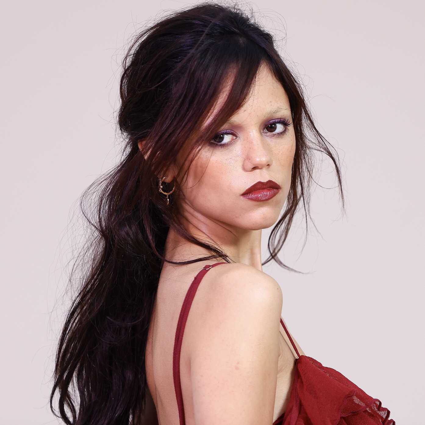 Jenna Ortega attends the Givenchy Womenswear Spring/Summer 2026 show as part of Paris Fashion Week on October 03, 2025 in Paris, France. 
