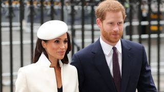Prince Harry and Meghan Markle attend a Commonwealth Day Service at Westminster Abbey