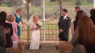 Dwight and Angela's wedding on The Office